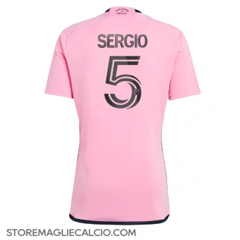 Inter Miami Sergio Busquets #5 Maglia Gara Casa Repliche 2024-25